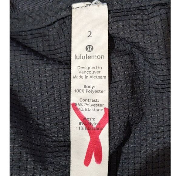 Lululemon Pack Light 1/2 Zip Pullover Jacket- Black Women's Size 2 Lightweight - Picture 15 of 15